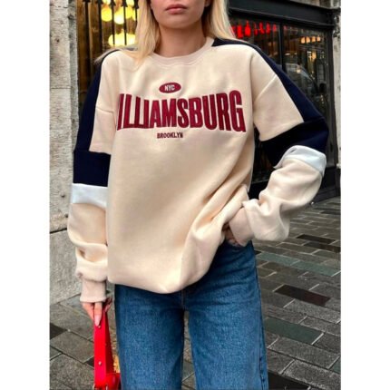 WB Round Neck Multicolor Sweatshirt